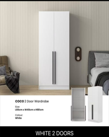 COCO 2 Door Wardrobe 双门衣柜